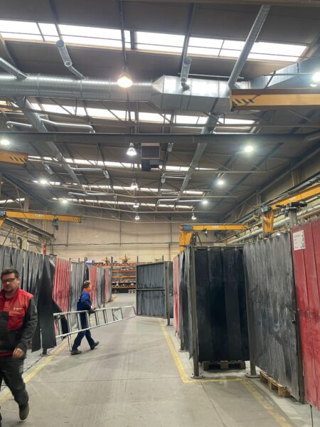 Svařovna po 13-ti minutách byla kompletně čistá. TCL systém opět nezklamal...